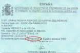 Localización de la fecha de validez, último campo en el anverso del Documento.